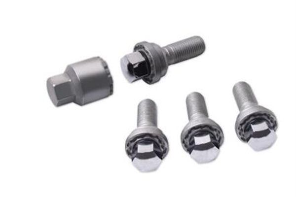 Locking Wheel Bolts - Silver