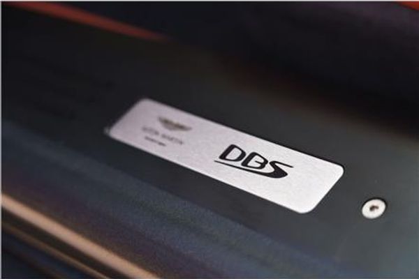 DBS Superleggera Personalised Sill Plaque With Signature