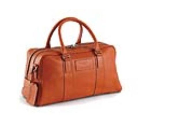 Leather Medium Holdall 