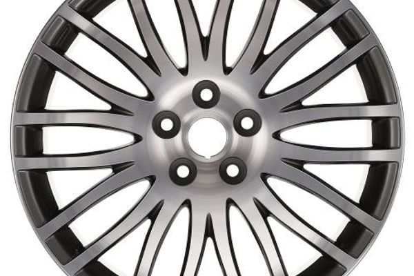 19" Multi-Spoke Diamond Turned Wheel Kit Graphite