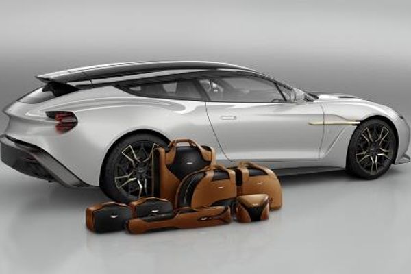 Vanquish Zagato Shooting Brake 5 Piece Luggage Set