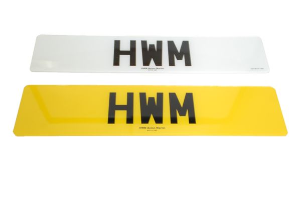 Set of Number Plates