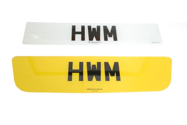 Set of Number Plates