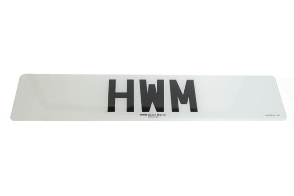 Front Number Plate