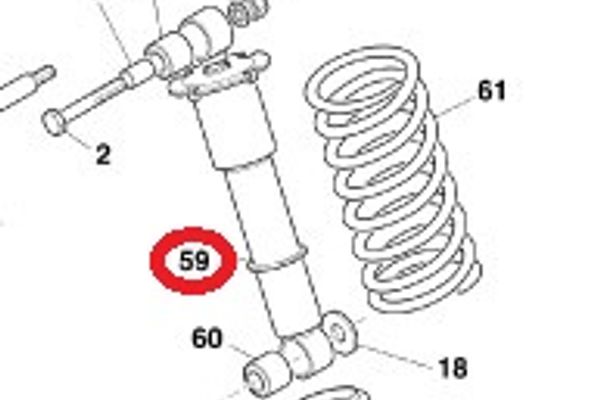 DB7 Vantage Rear Shock Absorbers (Volante)